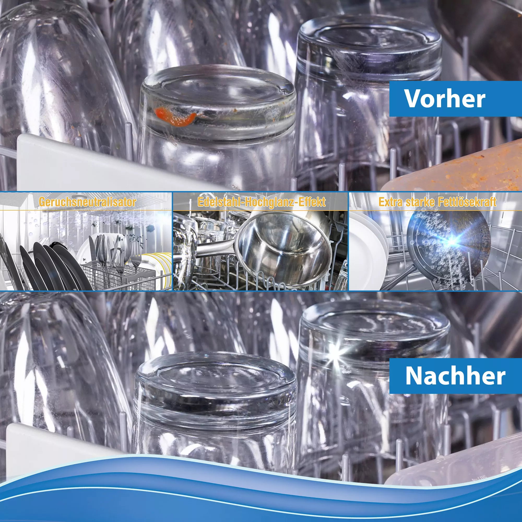 All in One 14in1 Geschirrspülpulver phosphatfrei – Bild 7