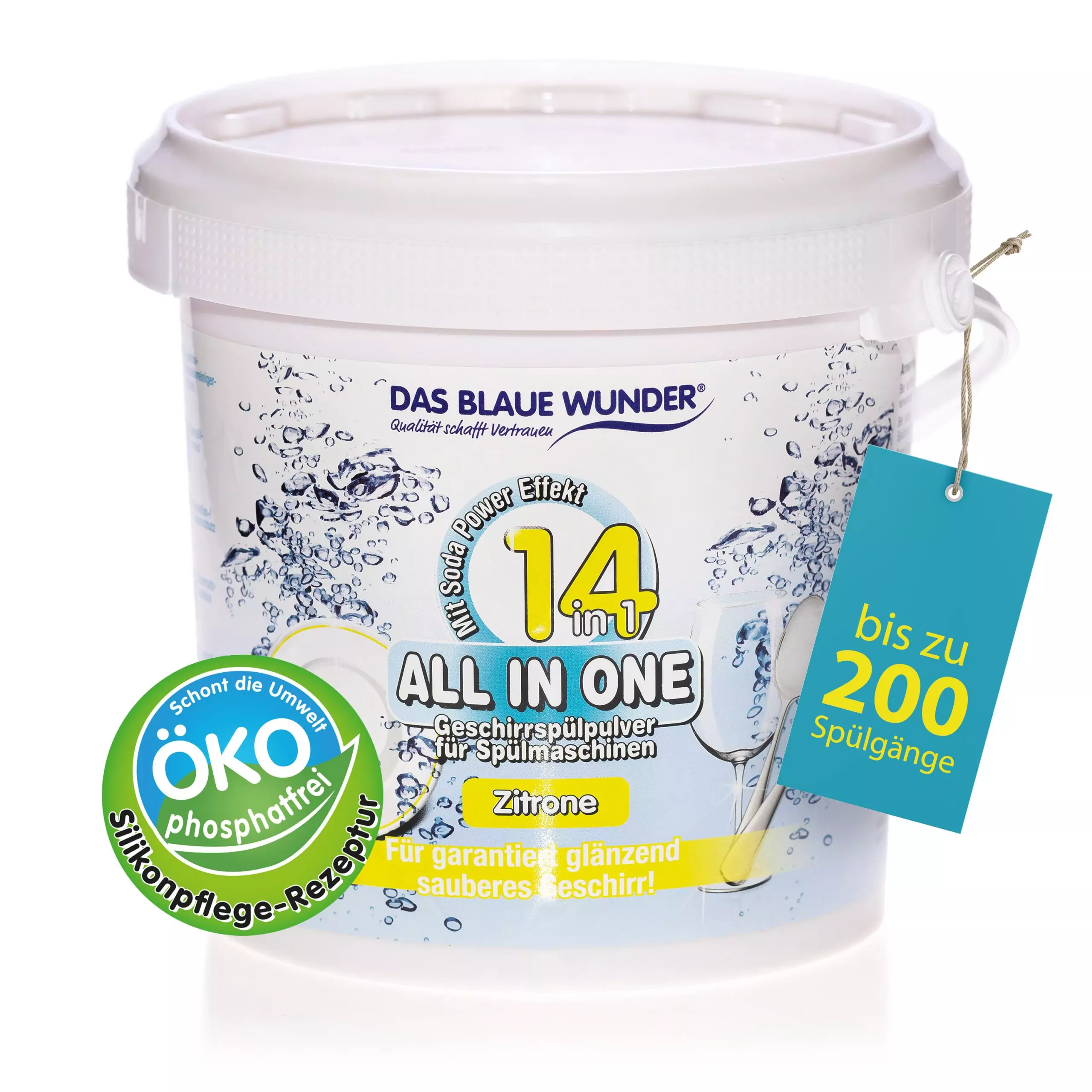 All in One 14in1 Geschirrspülpulver phosphatfrei