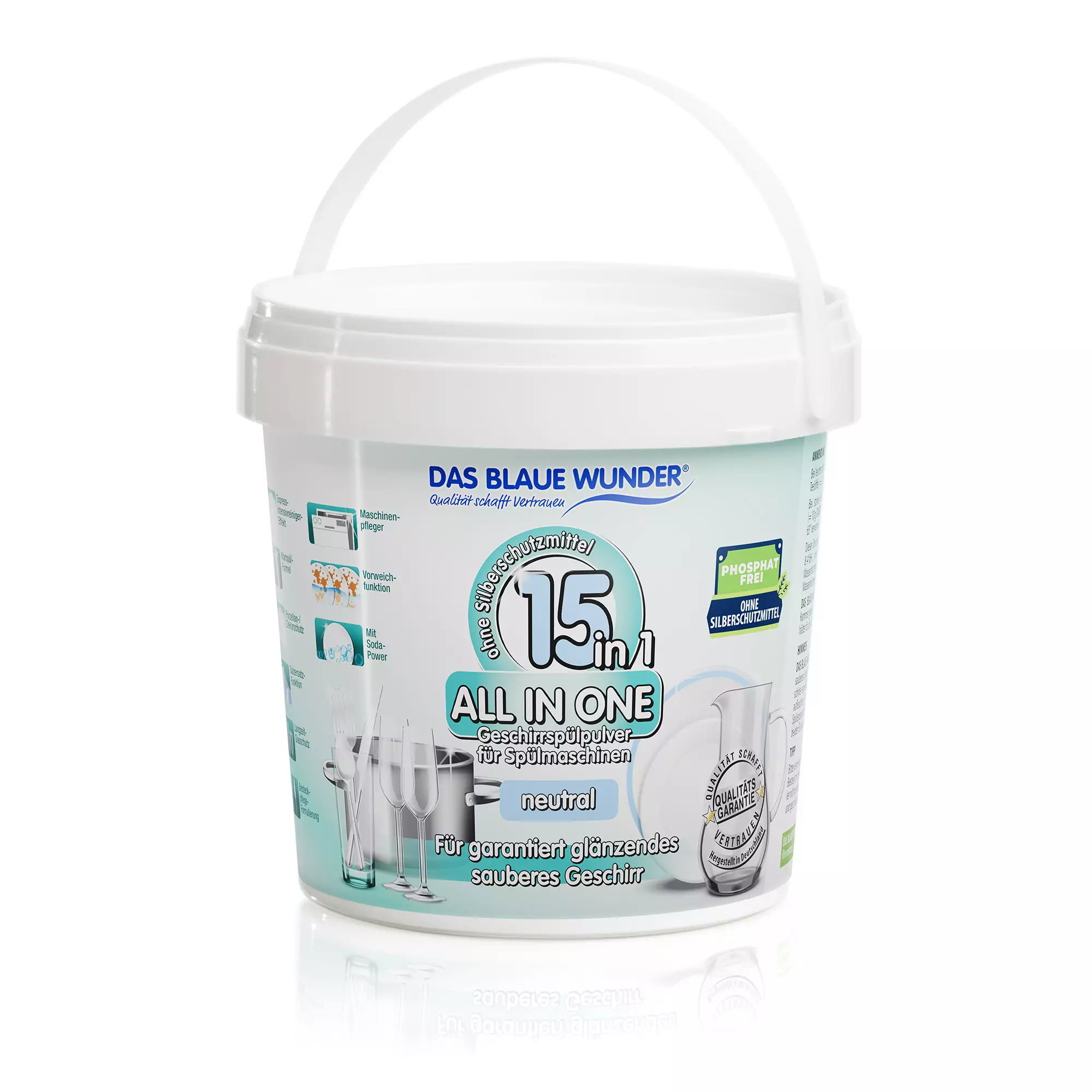 All in One 15in1 Geschirrspülpulver phosphatfrei